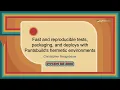 Talk - Christopher Neugebauer Fast and reproducible tests packaging and deploys with