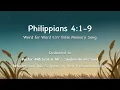 Philippians 4 1-9 ESV Bible Memory Song