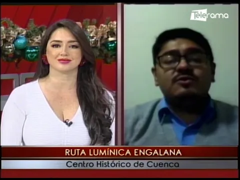 Ruta Lumínica engalana centro histórico de Cuenca