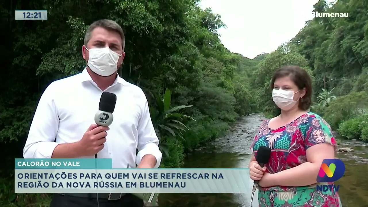 Calorão em Blumenau: orientações para quem vai se refrescar na região da Nova Rússia