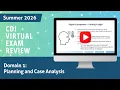 CDI Domain 1 Planning and Case Analysis