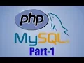 PHP with mysql Part 1 in bangla tutorial