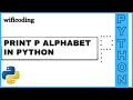 print letter P pattern in python print P using python