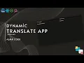 ASMR Programming - Dynamic Translate App With API