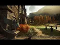 Halloween Day at Hogwarts 🎃 | Floating Pumpkins & Autumn Breeze | Harry Potter Music & Ambience