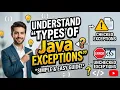 Types Of Java Exceptions Explained in Minutes Exception with Examples