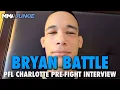 Bryan Battle expects repeat of UFC home game at PFL Charlotte