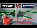 Rogue Matador vs Titan Y-Dip Attachment Infinity vs T-3 Strongman Garage Gym Review