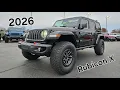 FIRST LOOK 2026 Jeep Wrangler RUBICON X in black 10K off MSRP