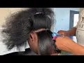 Silk Press The Right Way Thick Hair Type Updated Routine