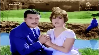 مشهد بالالوان من فيلم لقمة عيش مها صبرى وصلاح ذو الفقار 
