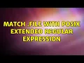 Match file with POSIX extended regular expression