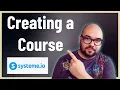Creating a course with Systeme io