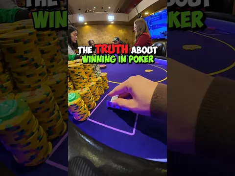 the TRUTH about winning in poker #poker #texasholdem #shorts