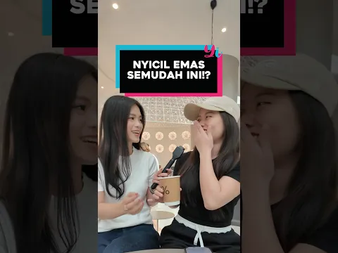 baru tau emas bisa nyicil #yemimaimanuel