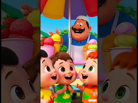 🍦 Icecream Wala Aaya Hai 🍨 | Sonu Monu Dholu Bholu | Funny Hindi Kids Rhyme #Shorts