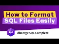 Advanced SQL Code Formatting with SQL Complete