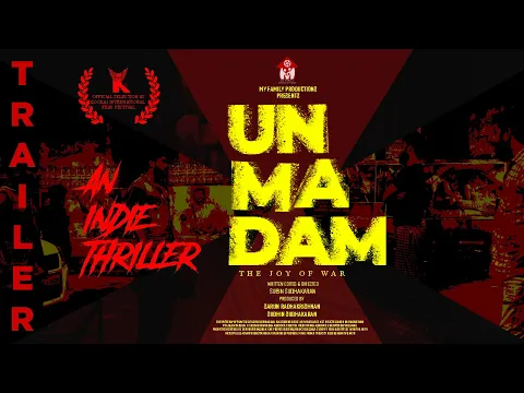 UNMADAM~THE JOY OF WAR - Official Film Trailer | Subin Sudhakaran | My Family Productions