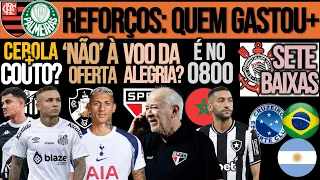 RICHARLISON: OFERTA RECUSADA| FLA X SEP: QUEM GASTOU +? VOO DA ALEGRIA NO SP? CEBOLINHA, TIMÃO, ZÊRO