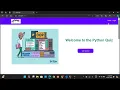 Quiz App with Python Flask Framework