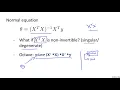 Linear Regression With Multiple Variables Normal Equation Non Invertibility