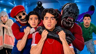 ENCONTRAMOS A MARIO.EXE y MAN-SPIDER EN LOS TOBOGANES...