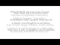 Bible problem = Jesus says he is thirsty but he is NOT thirsty ("prophecy historicized" concept)