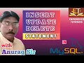 insert update delete in mysql class 12 computer science informatics practices DML statements