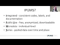 CUGH 2022 Satellite 17 Using Free IPUMS Data for International Health Research