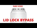 Whirlpool Washer Lid Lock Bypass Whirlpool washing machine lid lock bypass