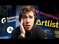 De BESTE royaltyvrije muzieksite? | Artlist vs Epidemic Sound vs Soundstripe vs Audiio