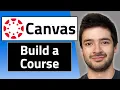 How to Build a Course in Canvas LMS Modules Pages Assignments Quizzes More