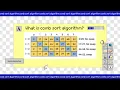 Comb Sort Algorithm COSC1003