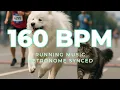 160 BPM Running Music Mix 90 Minutes Metronome Synced EDM Focus Workout Motivation
