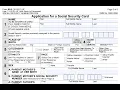 Form SS-5 walkthrough Application for Social Security card