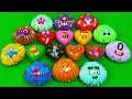 Lagu Rainbow SLIME 🌈 Looking Alphabet Lore, Numberblocks in HEARTS, Seashell Coloring! Satisfying ASMR