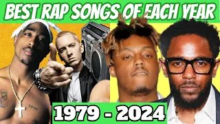 best rap songs of each year 1979 2024 