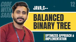 LeetCode BALANCED BINARY TREE Solution Explained Java C LeetCode 110 Saad Aslam
