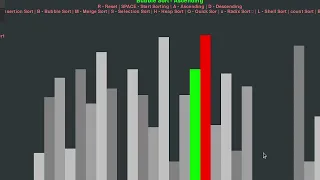 Sorting Algorithm Visualizer using Python