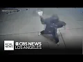 Vandals lob rocks in failed attempt to destroy Granada Hills storefront