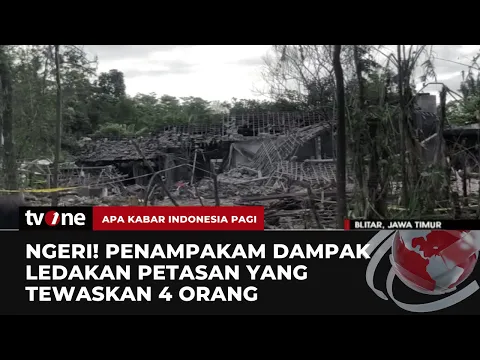 Empat Orang Tewas Akibat Ledakan Petasan, Sejumlah Rumah Warga Rusak Parah