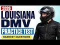 Pass First Try 2026 Louisiana DMV Motorcycle Permit Test 7 25 Real Q As