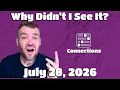Why Didn t I See That - Connections