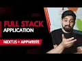 Full stack App with NextJs and Appwrite