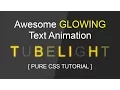 Cool Css Glowing Text Animation Tutorial - Html Css Blinking Text Effect