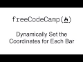Dynamically Set the Coordinates for Each Bar - Data Visualization with D3