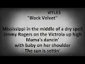 Download Lagu **BLACK VELVET**\
