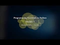 PCAP - Programming Essentials in Python Module 3 student Grade