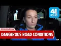Claire Bradshaw Reports on KC Road Conditions After Severe Storm
