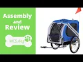 Aosom Dog Bike Trailer - Great for Doggie Adventures with the Ebike
